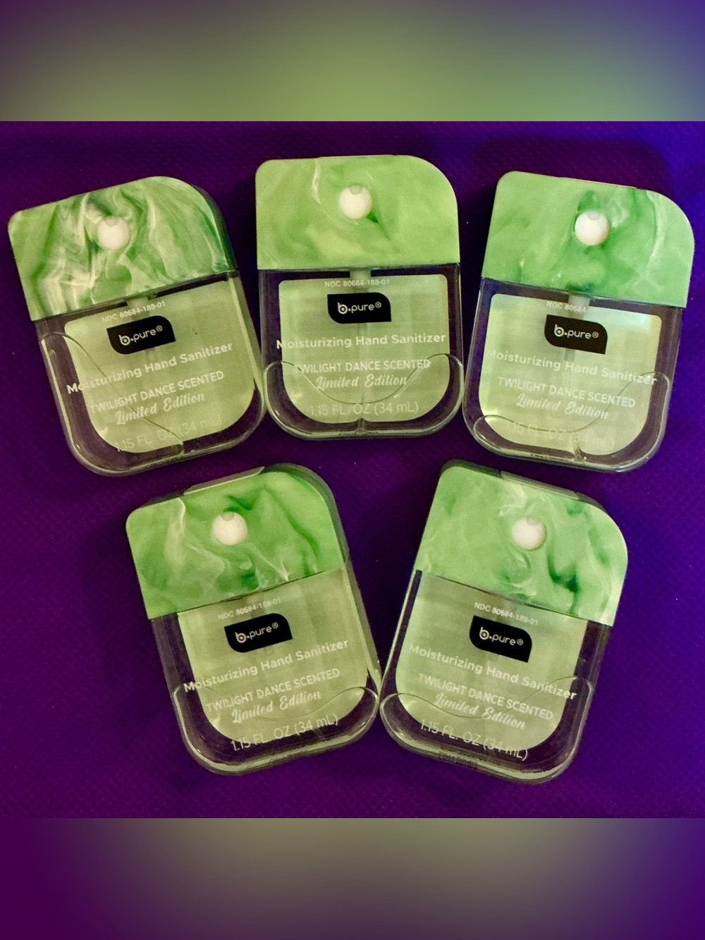 b.pure Green Moisturizing Hand Sanitizer - Twilight Dance Scented
